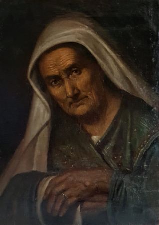 Porträt einer alten Frau
    